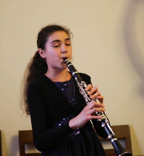 Natali Hakim z klasy klarnetu Antoniego Majerskiego