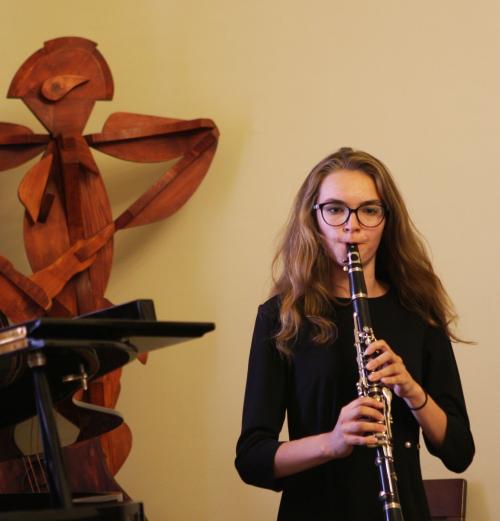 Aleksandra Zielińska z klasy klarnetu Antoniego Majerskiego